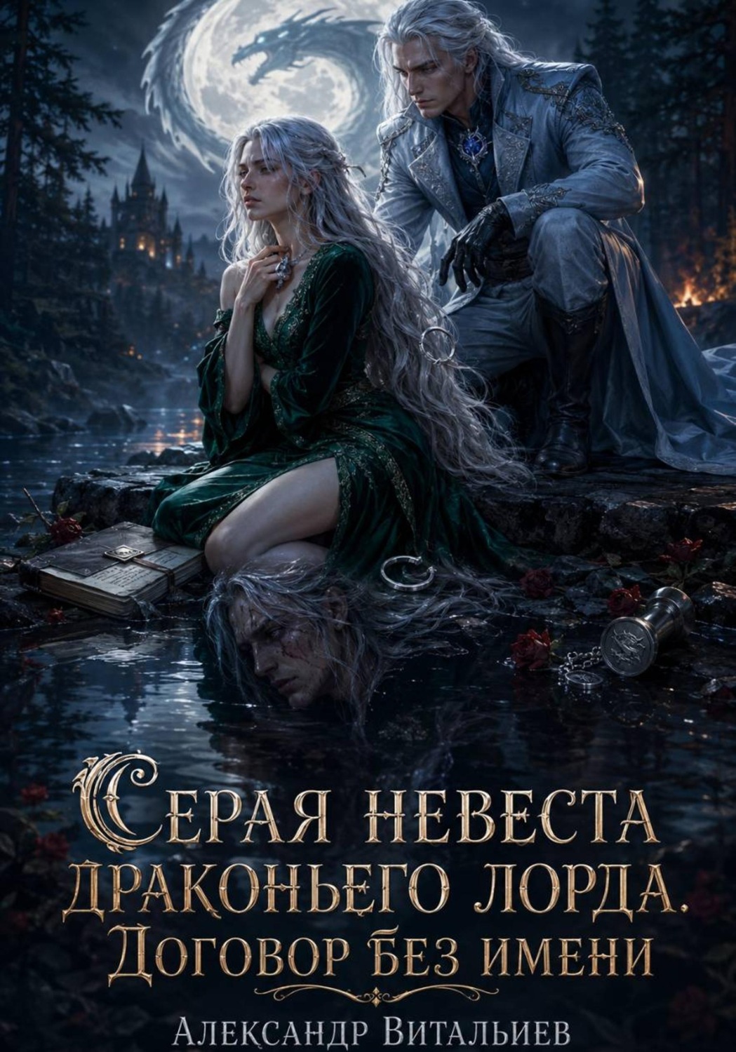 Обложка книги «Серая невеста драконьего лорда. Договор без имени»