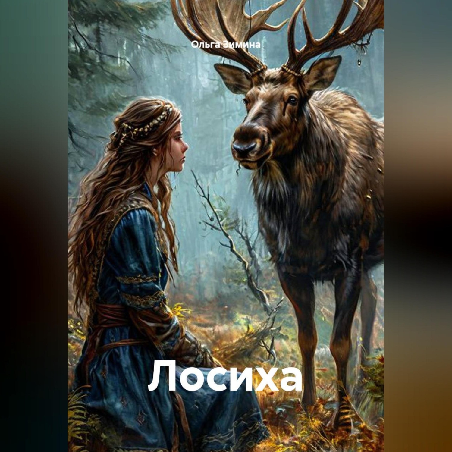 Обложка книги «Лосиха»