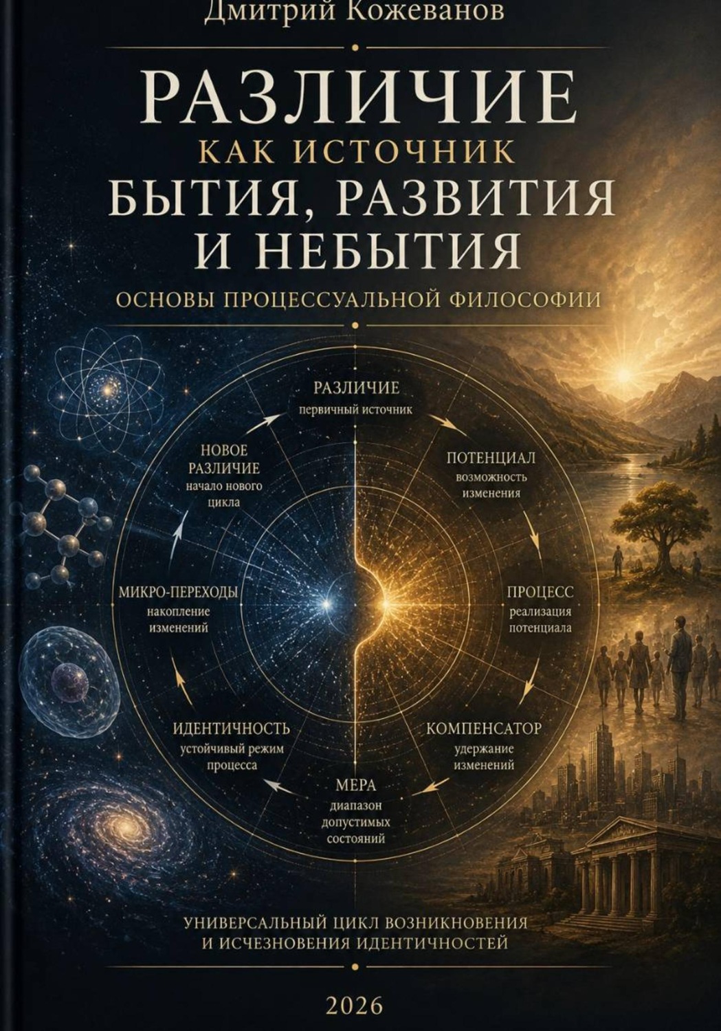 Обложка книги «Различие как источник бытия, развития и небытия. Основы процессуальной философии»
