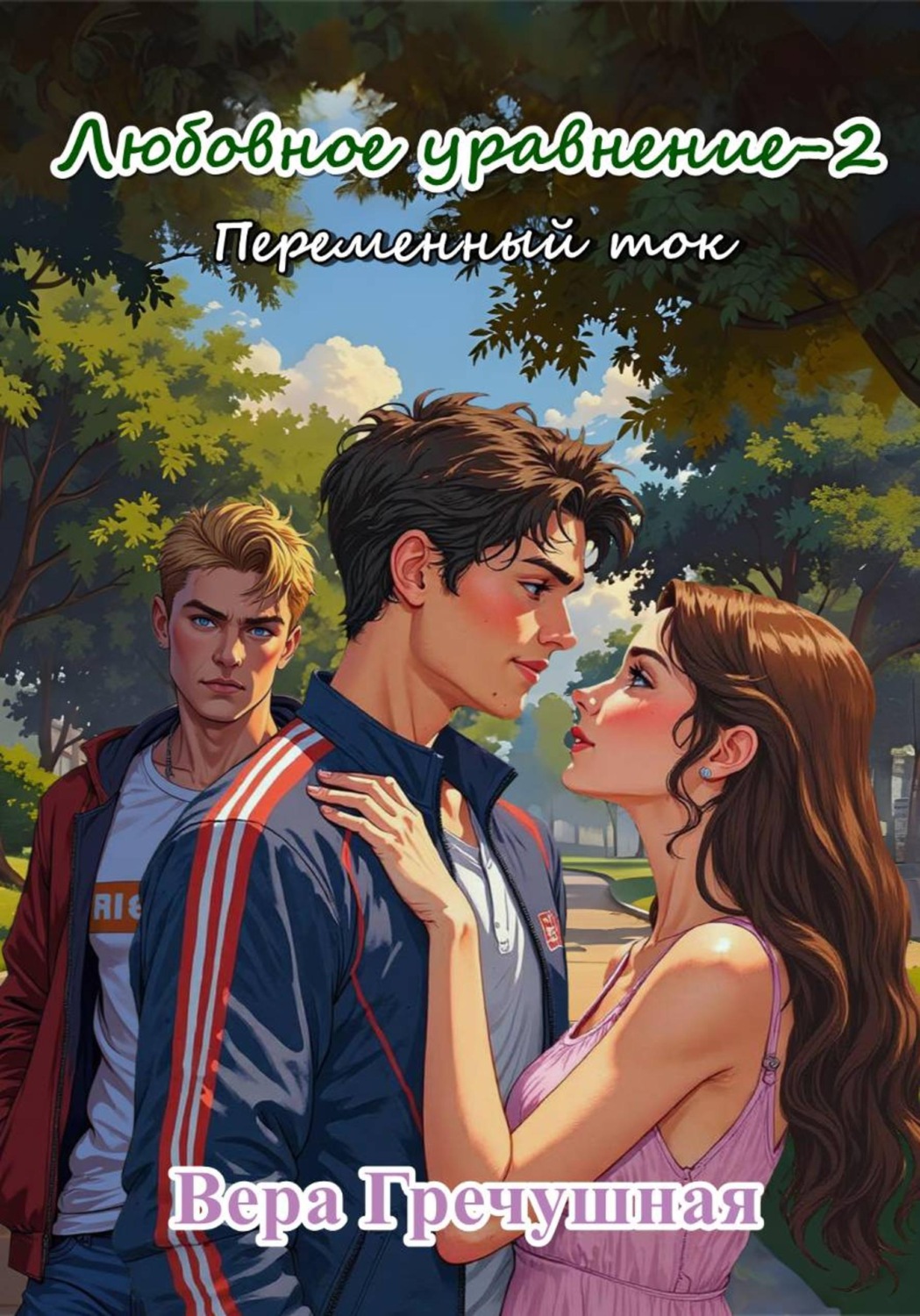 Обложка книги «Любовное уравнение-2. Переменный ток»