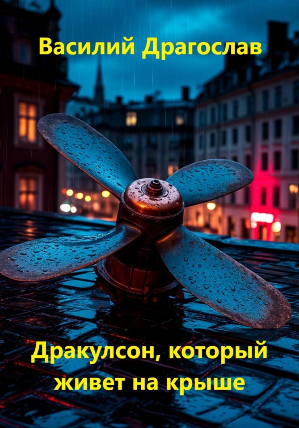 Обложка книги «Дракулсон, который живет на крыше»