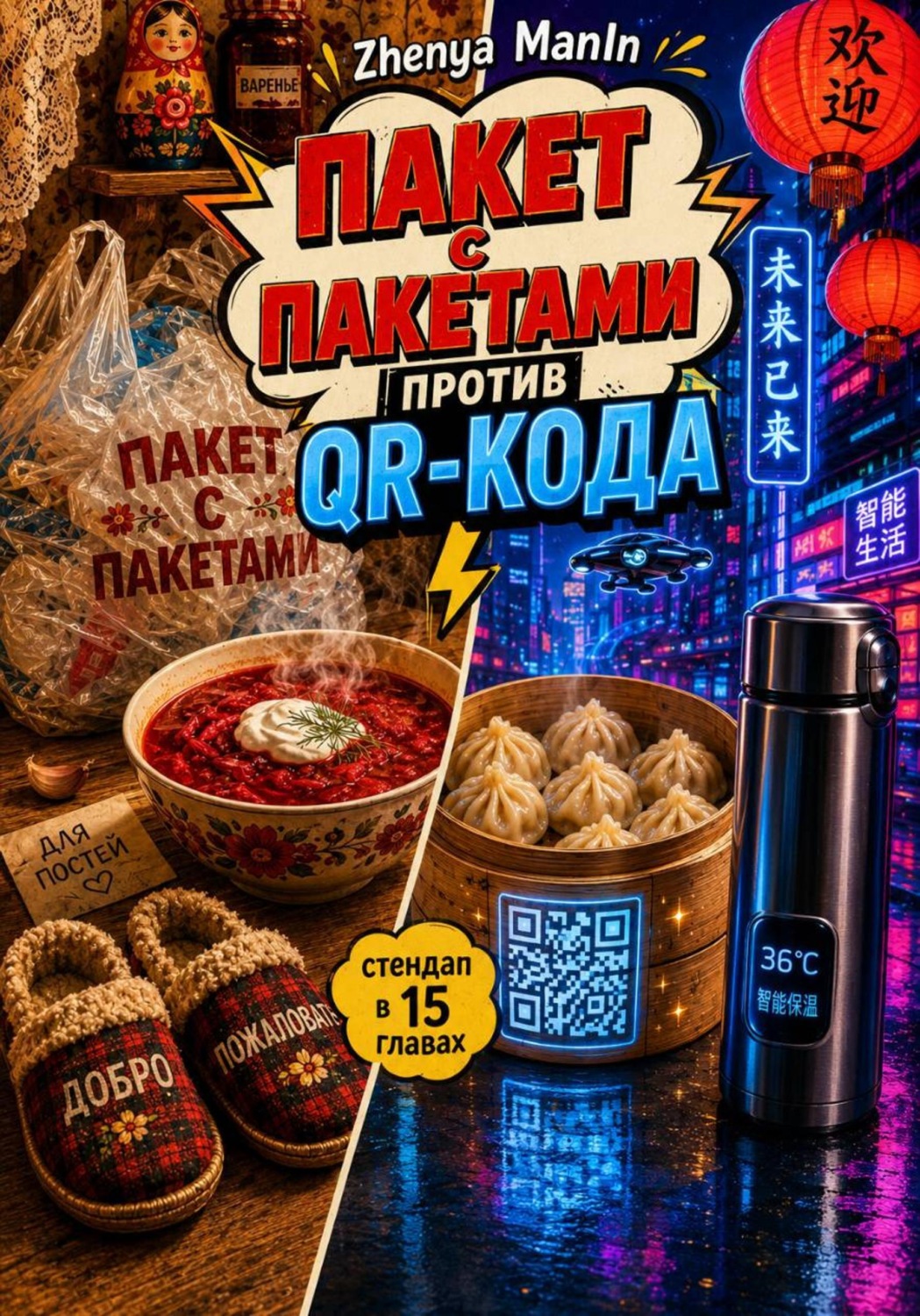 Обложка книги «Пакет с пакетами против QR-кода»