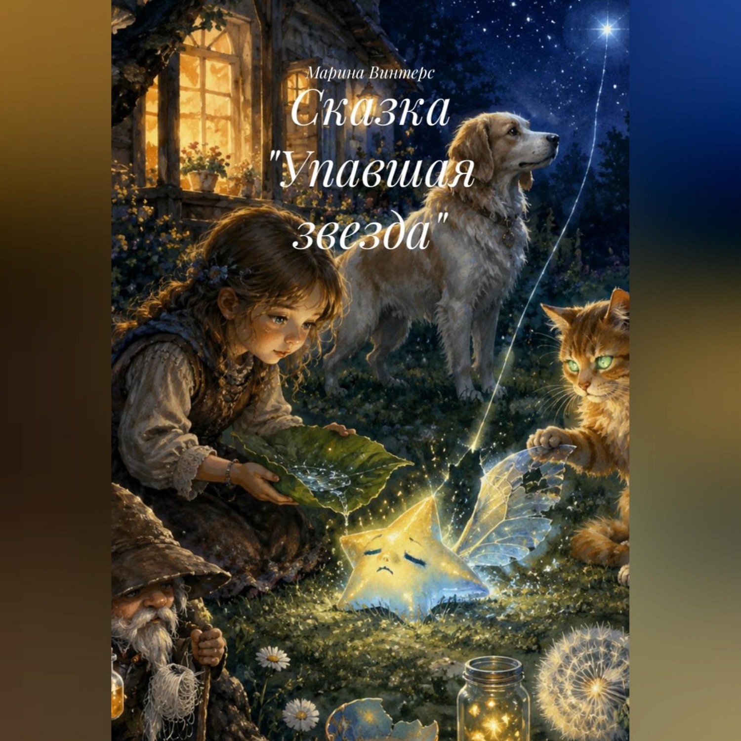 Обложка книги «Сказка "Упавшая звезда"»