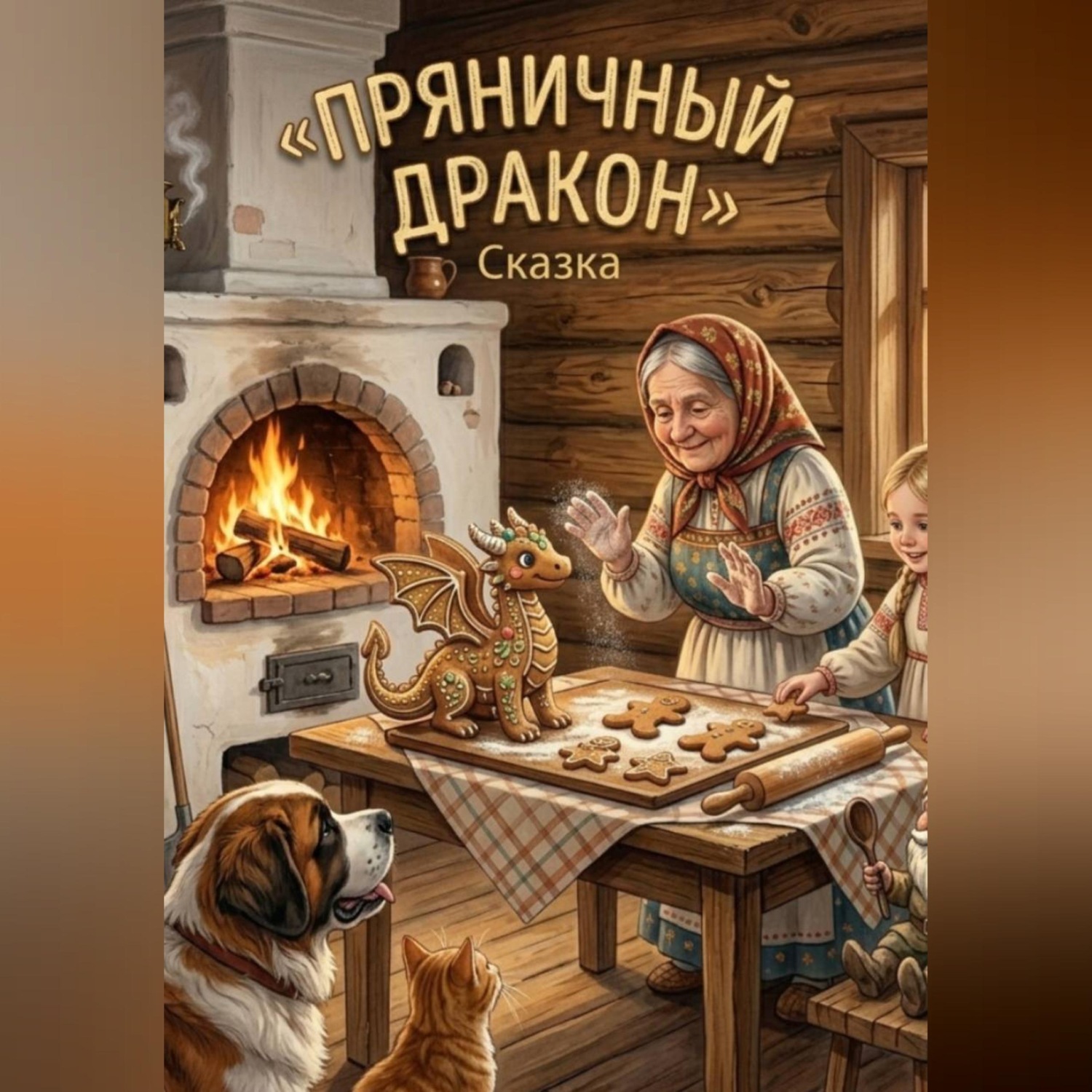 Обложка книги «Сказка о пряничном дракончике»