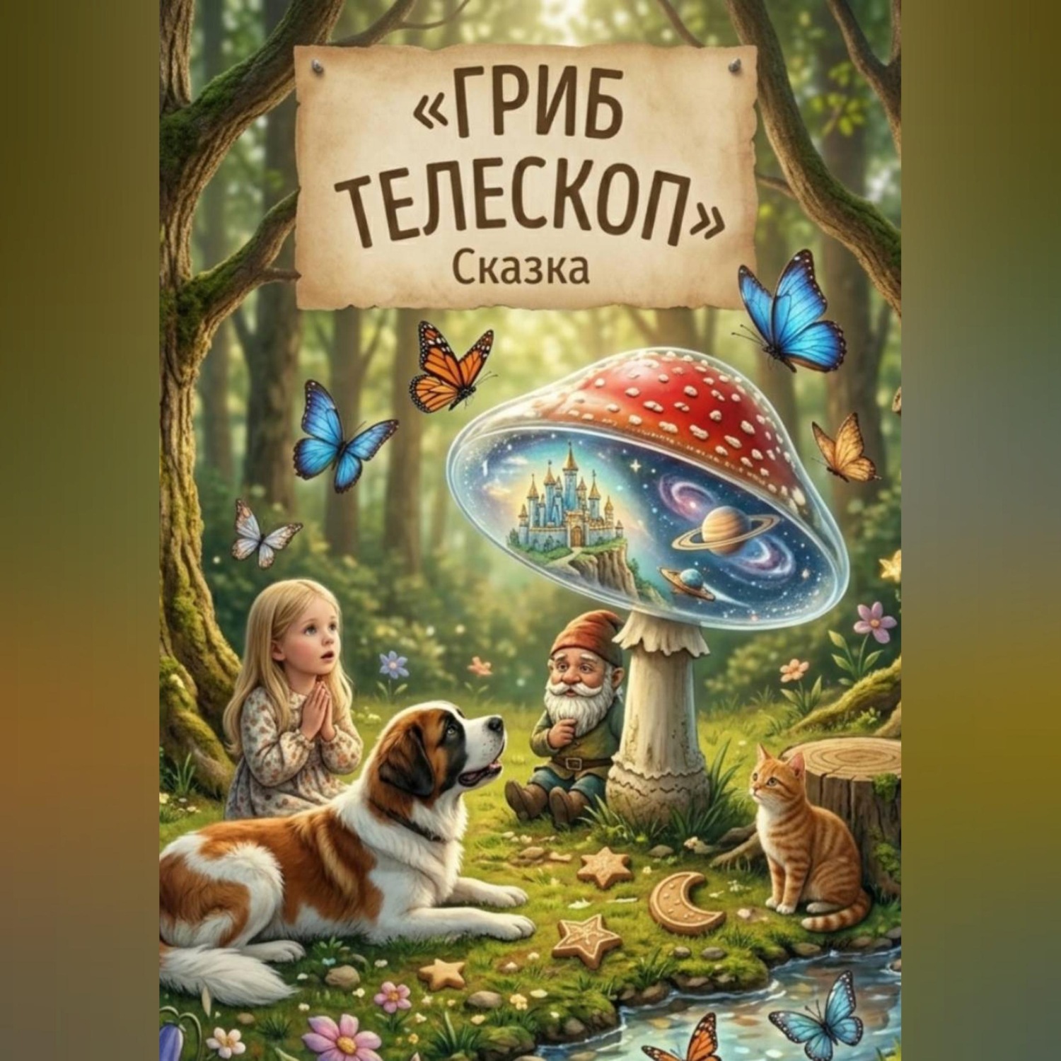 Обложка книги «Сказка "Гриб-телескоп"»