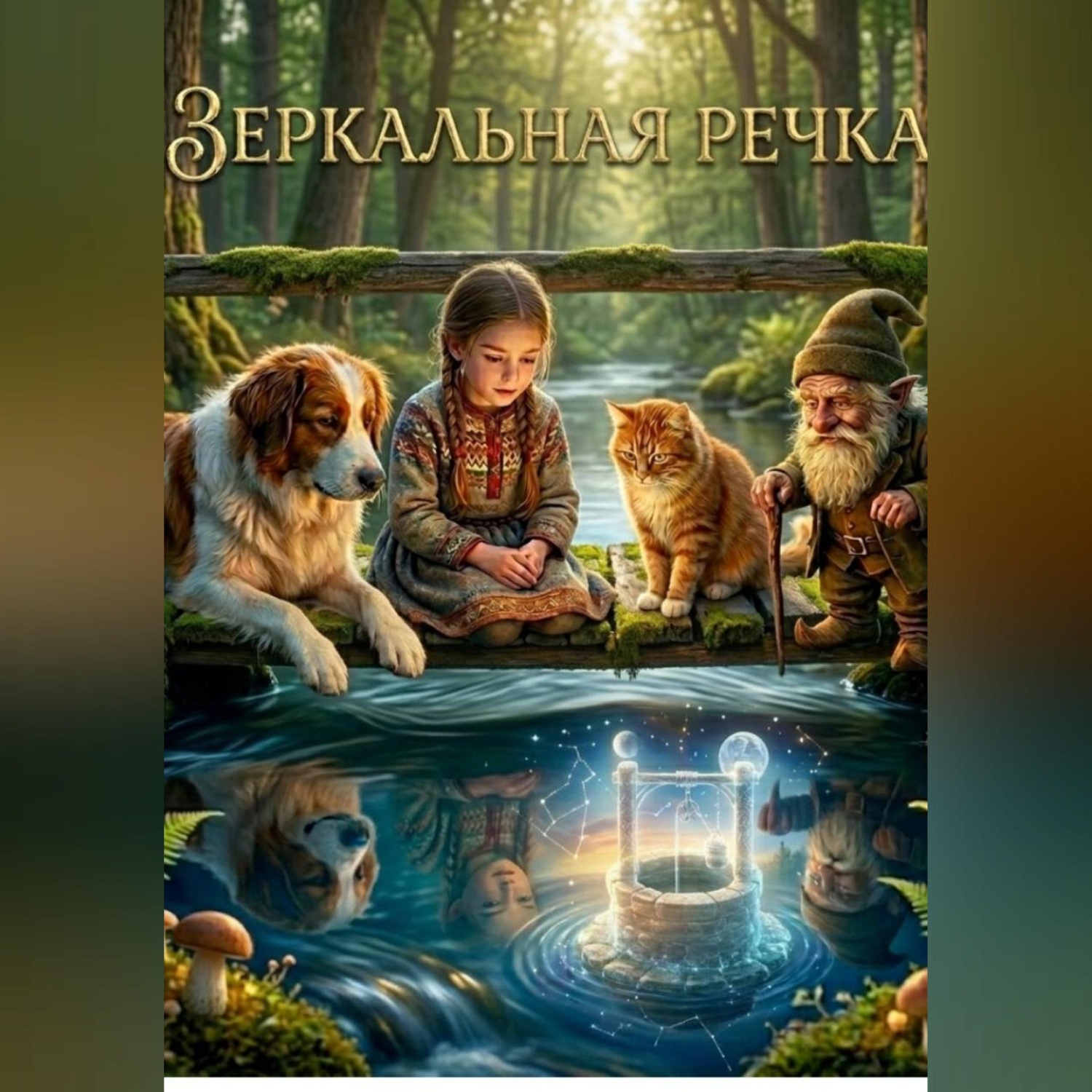 Обложка книги «Сказка "Зеркальная речка"»