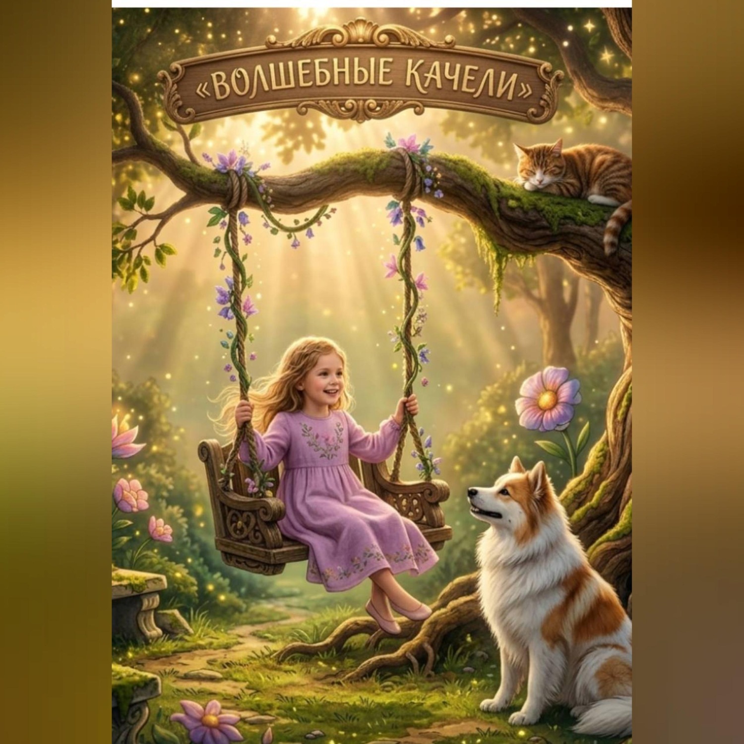 Обложка книги «Сказка "Волшебные качели"»