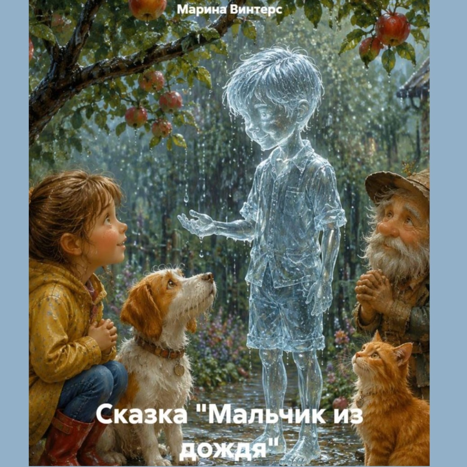 Обложка книги «Сказка "Мальчик из дождя"»