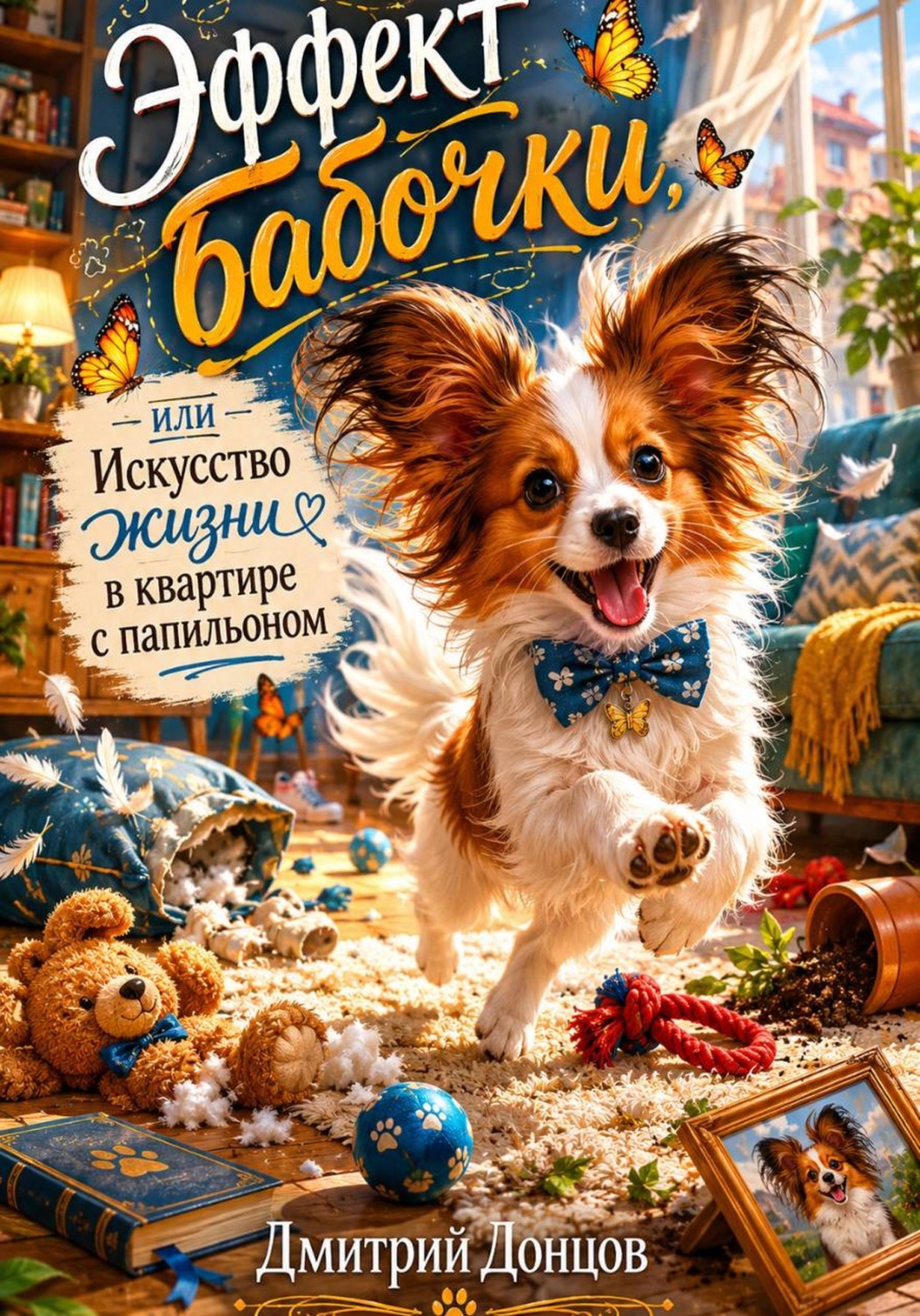 Обложка книги «Эффект бабочки, или искусство жизни в квартире с папильоном»