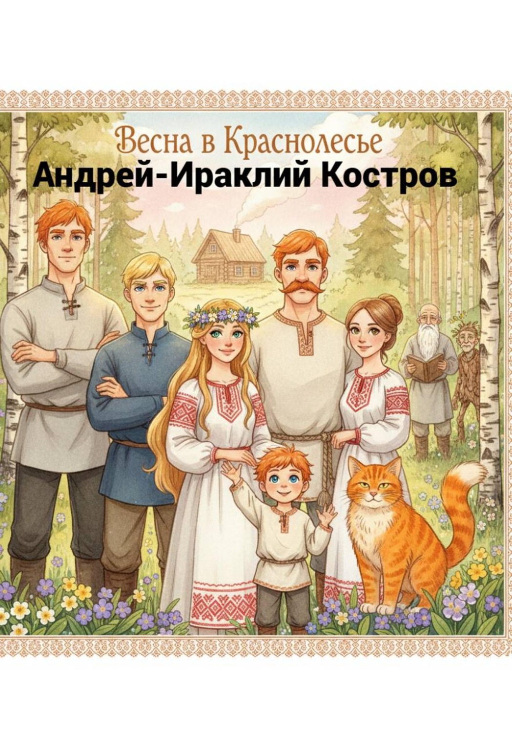 Обложка книги «Весна в Краснолесье»