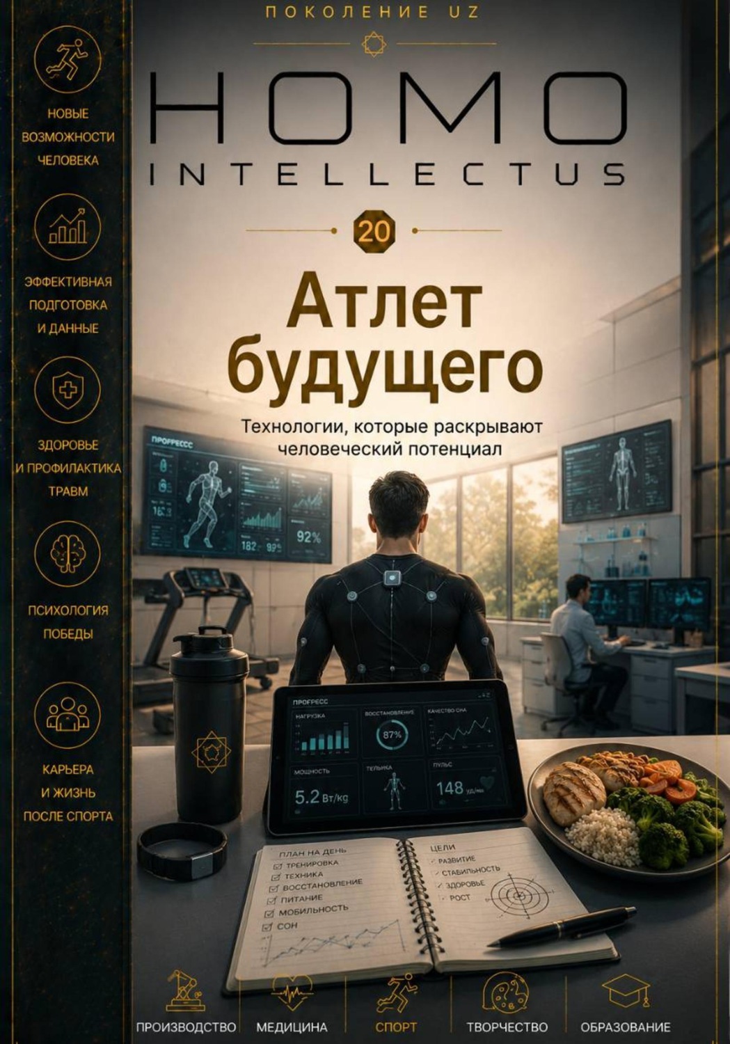 Обложка книги «Атлет будущего. Homo Intellectus»