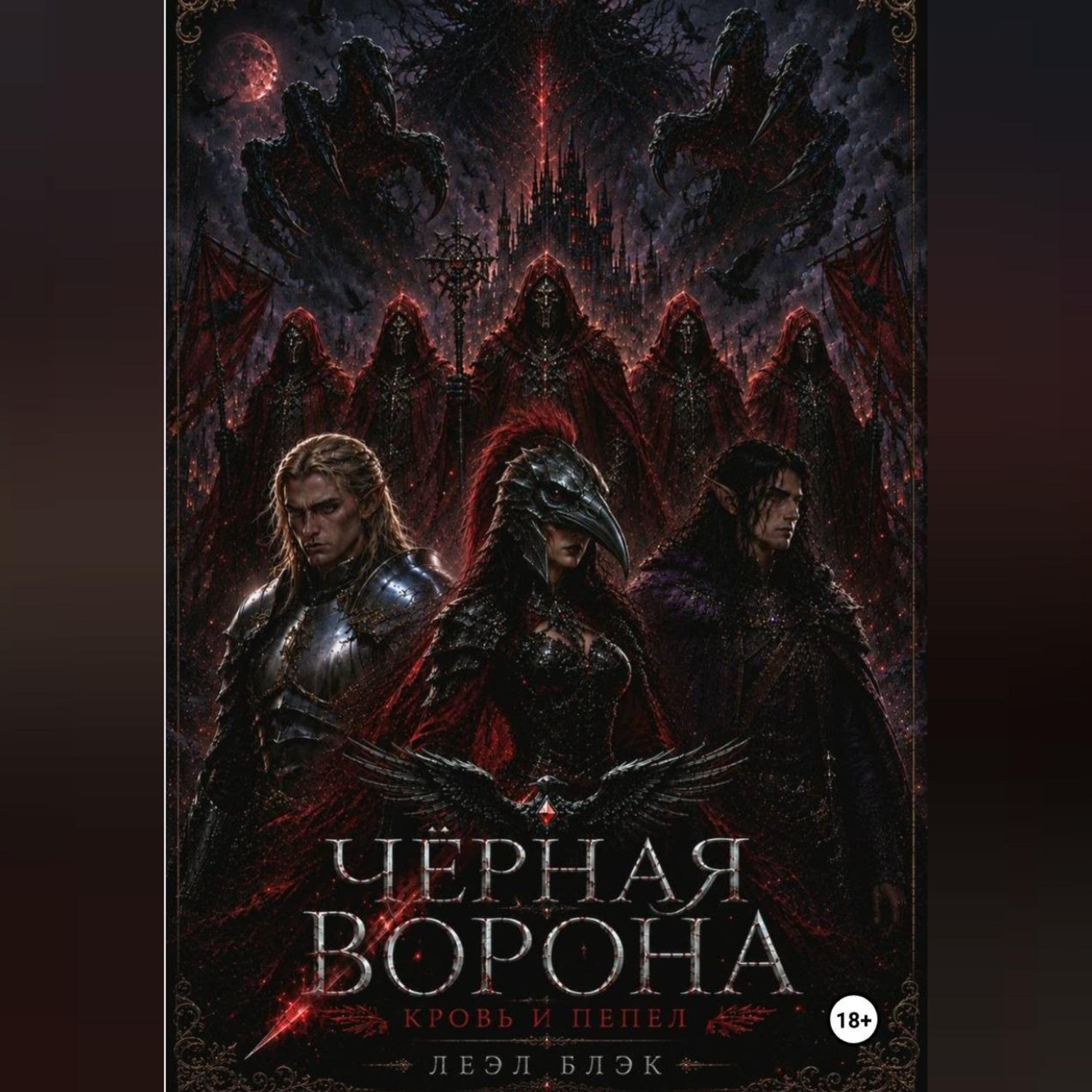 Обложка книги «Книга I. Чёрная ворона. Кровь и пепел»