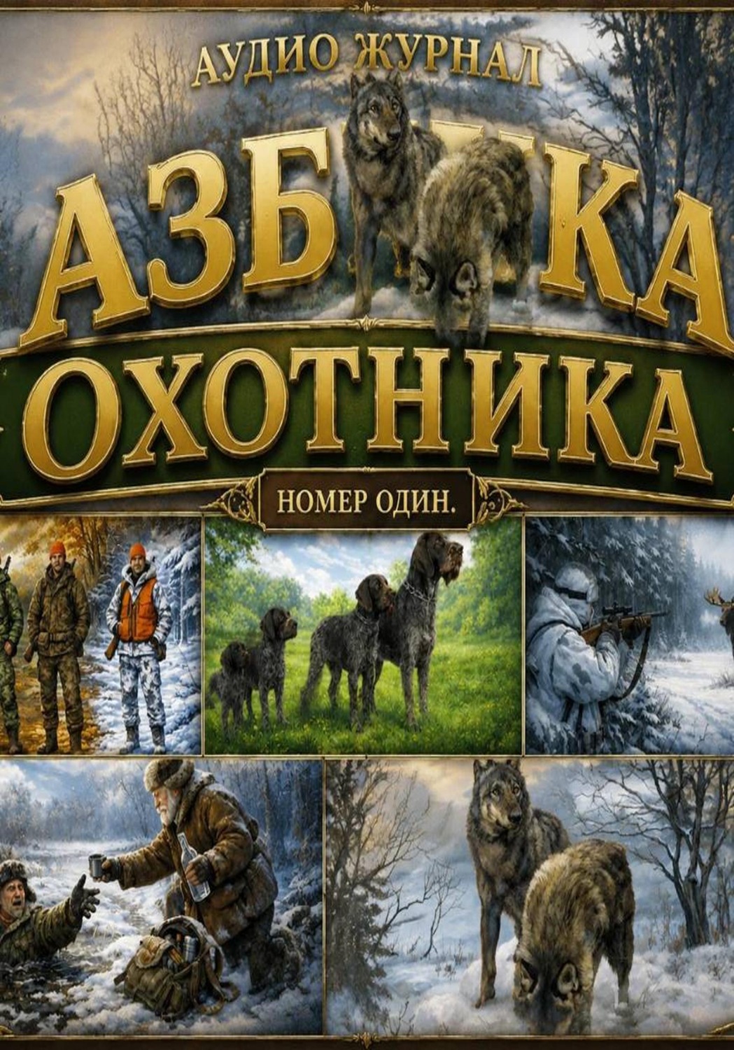 Обложка книги «Аудио журнал. Азбука охотника. Номер один»