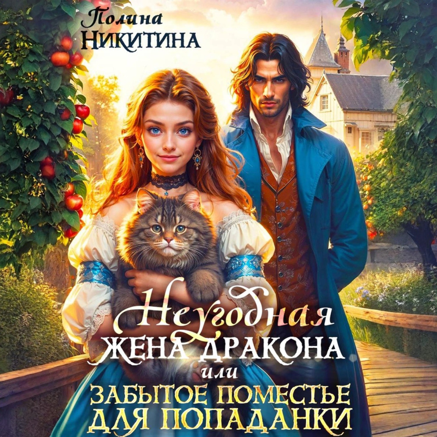 Обложка книги «Неугодная жена дракона, или Забытое поместье для попаданки»