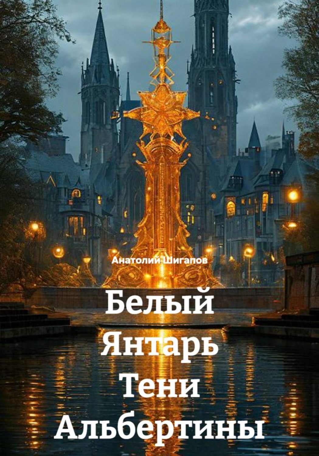 Обложка книги «Белый Янтарь Тени Альбертины»
