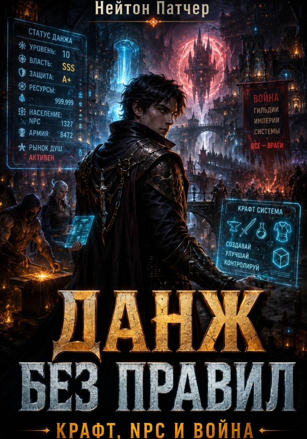 Обложка книги «Данж без правил: Крафт, NPC и война»