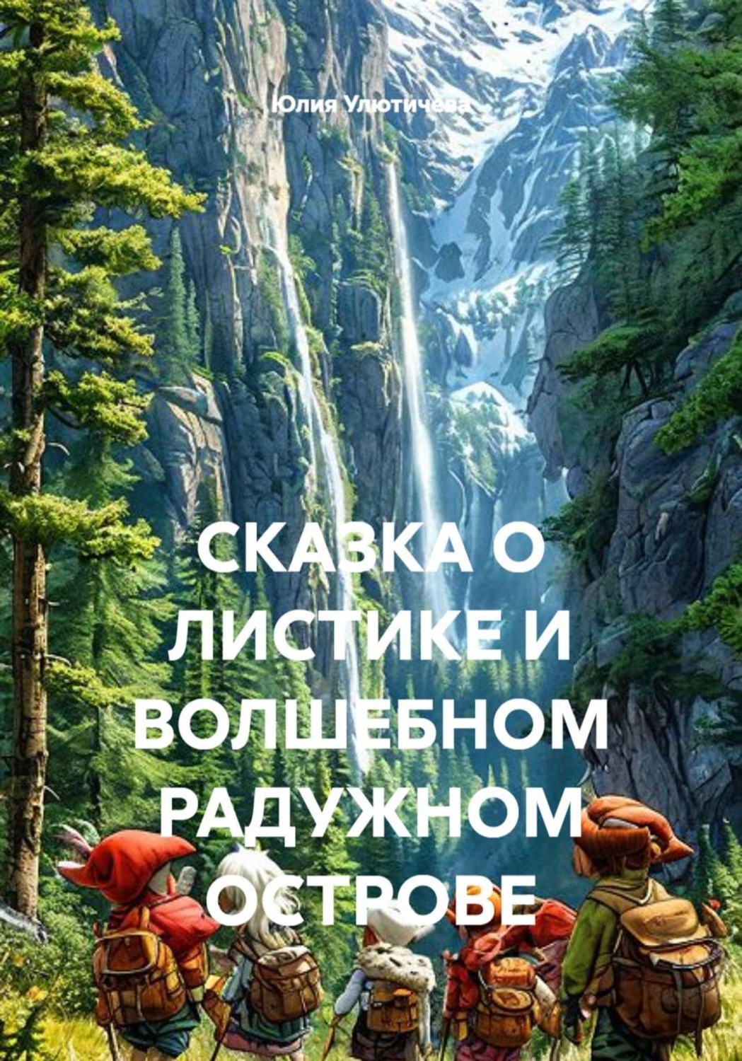 Обложка книги «Сказка о листике и волшебном радужном острове»