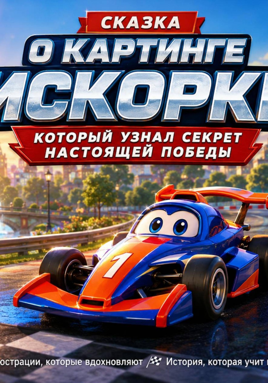 Обложка книги «Картинг Искорка и его победа»