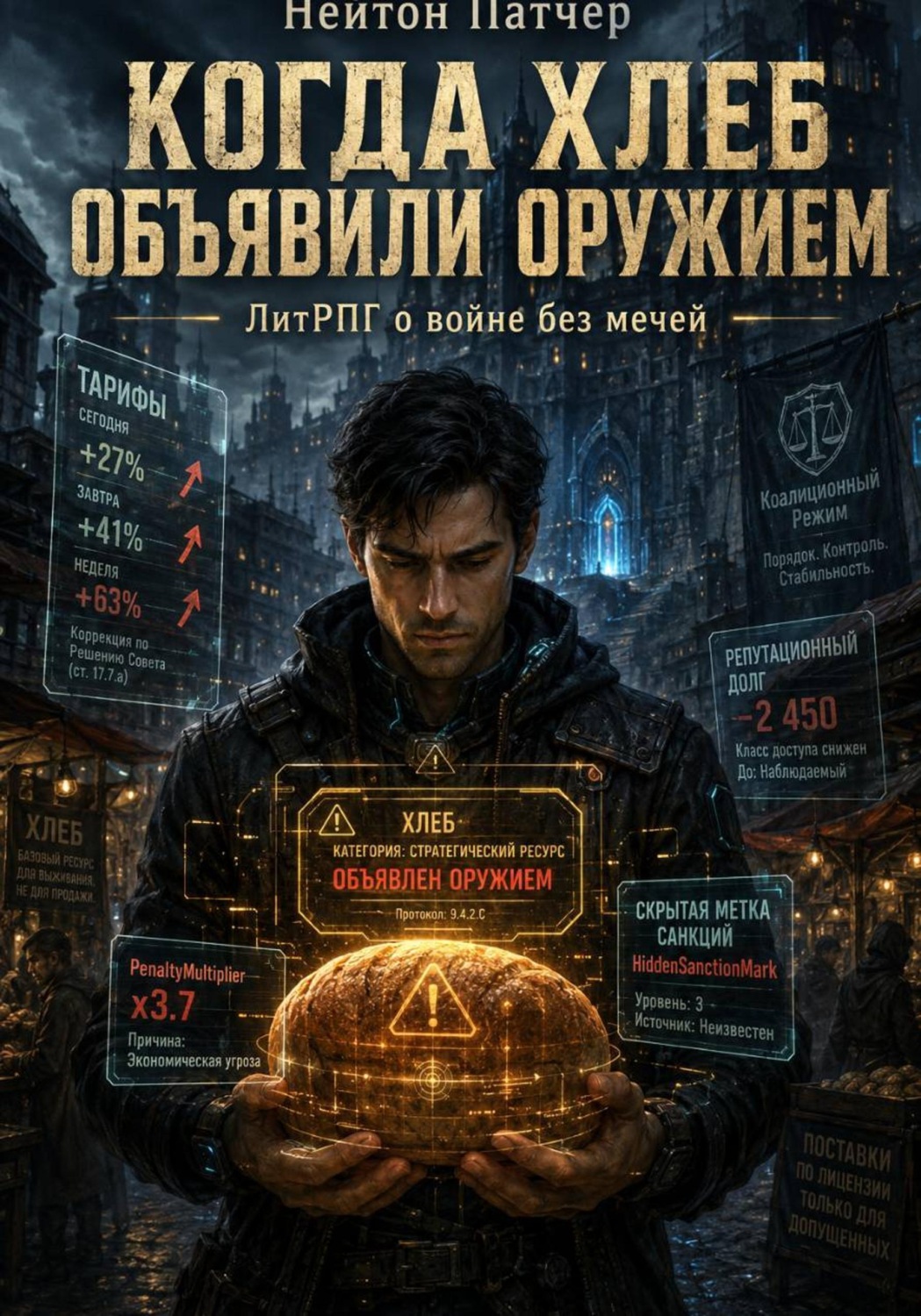 Обложка книги «Когда хлеб объявили оружием: ЛитРПГ о войне без мечей»