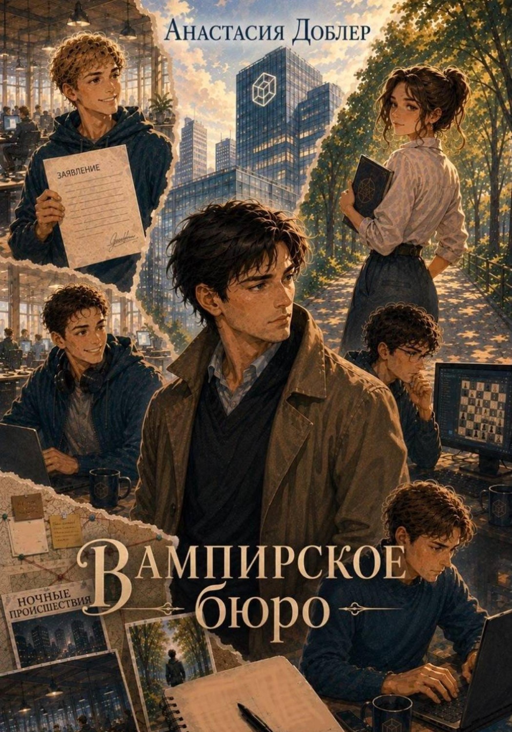 Обложка книги «Вампирское бюро»
