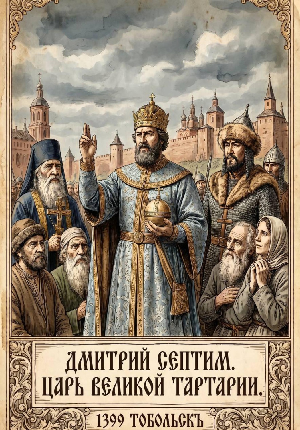 Обложка книги «Дмитрий I Септим. Царь Великой Тартарии. 1399 - 1433 годы»