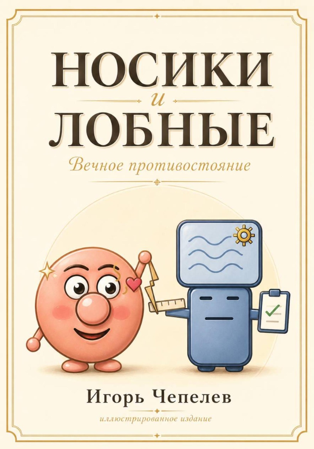 Обложка книги «Носики и лобные. Вечное противостояние»