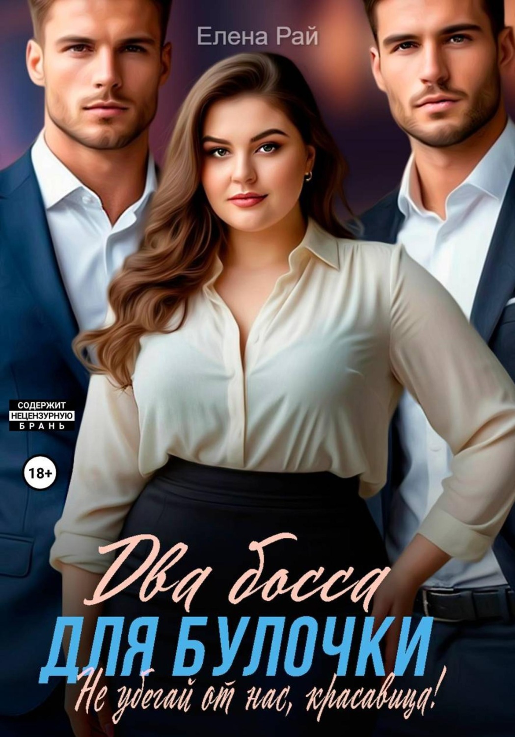 Обложка книги «Два босса для Булочки. Не убегай от нас, красавица!»
