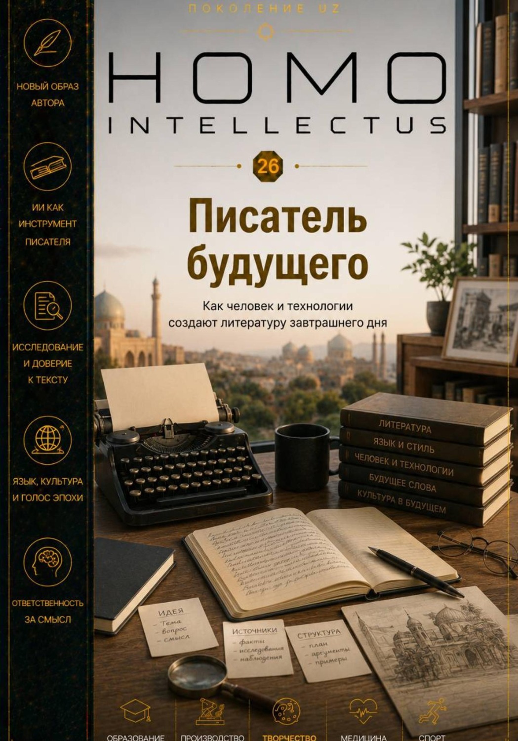 Обложка книги «Писатель будущего. Homo Intellectus»