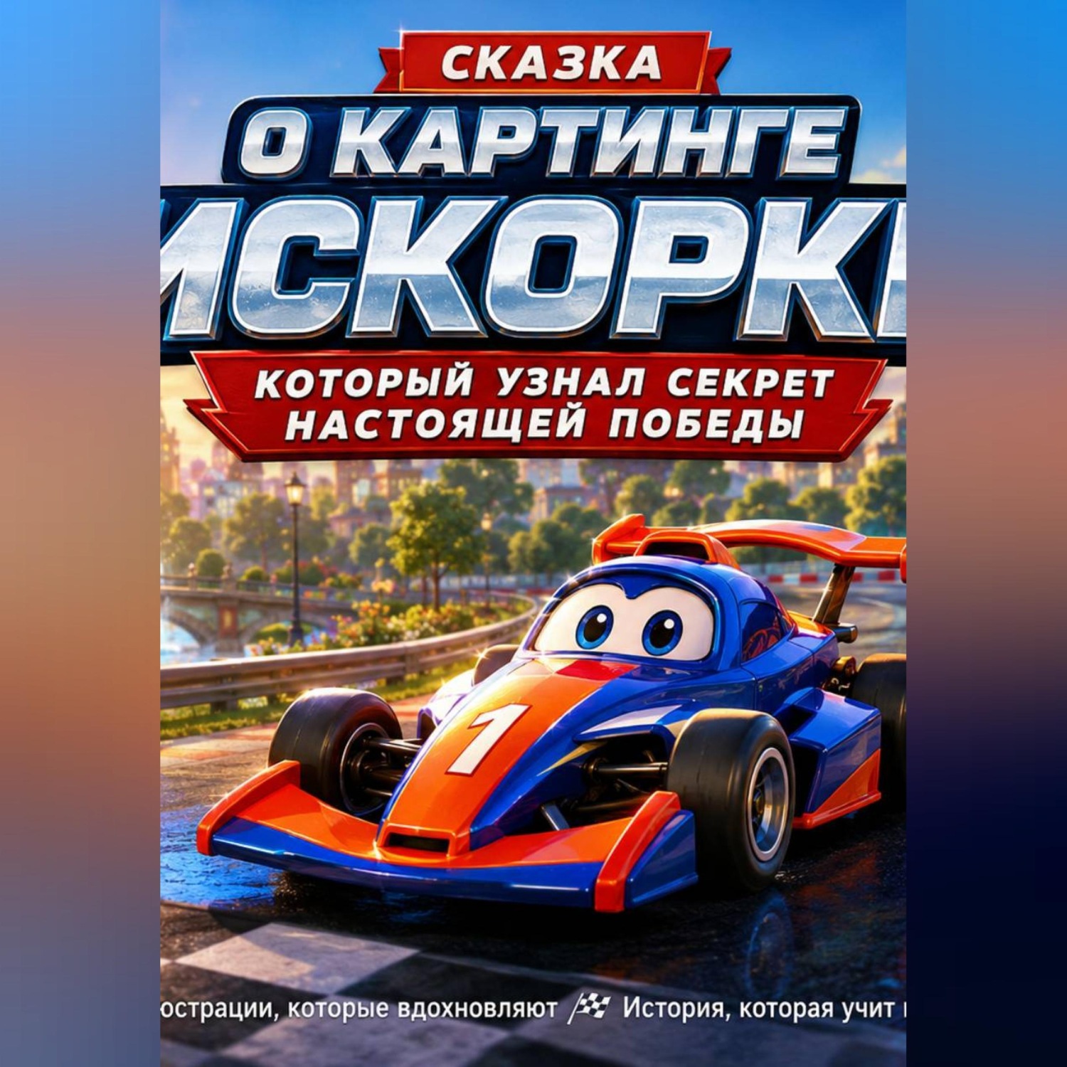 Обложка книги «картинг Искорка и его победа»