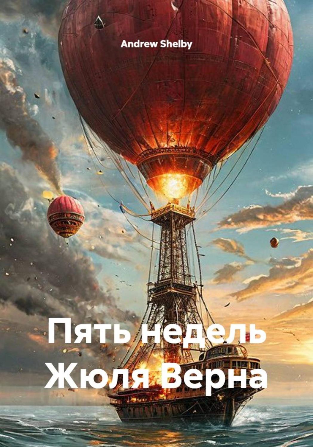 Обложка книги «Пять недель Жюля Верна»