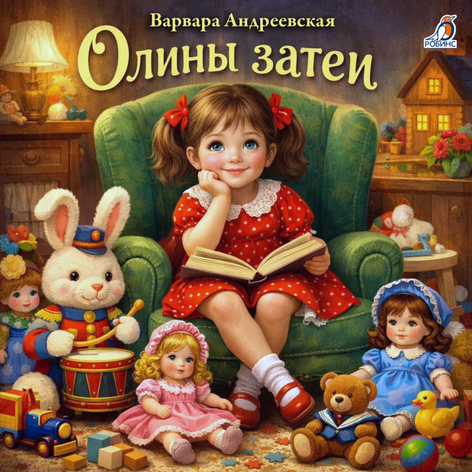 Обложка книги «Олины затеи»
