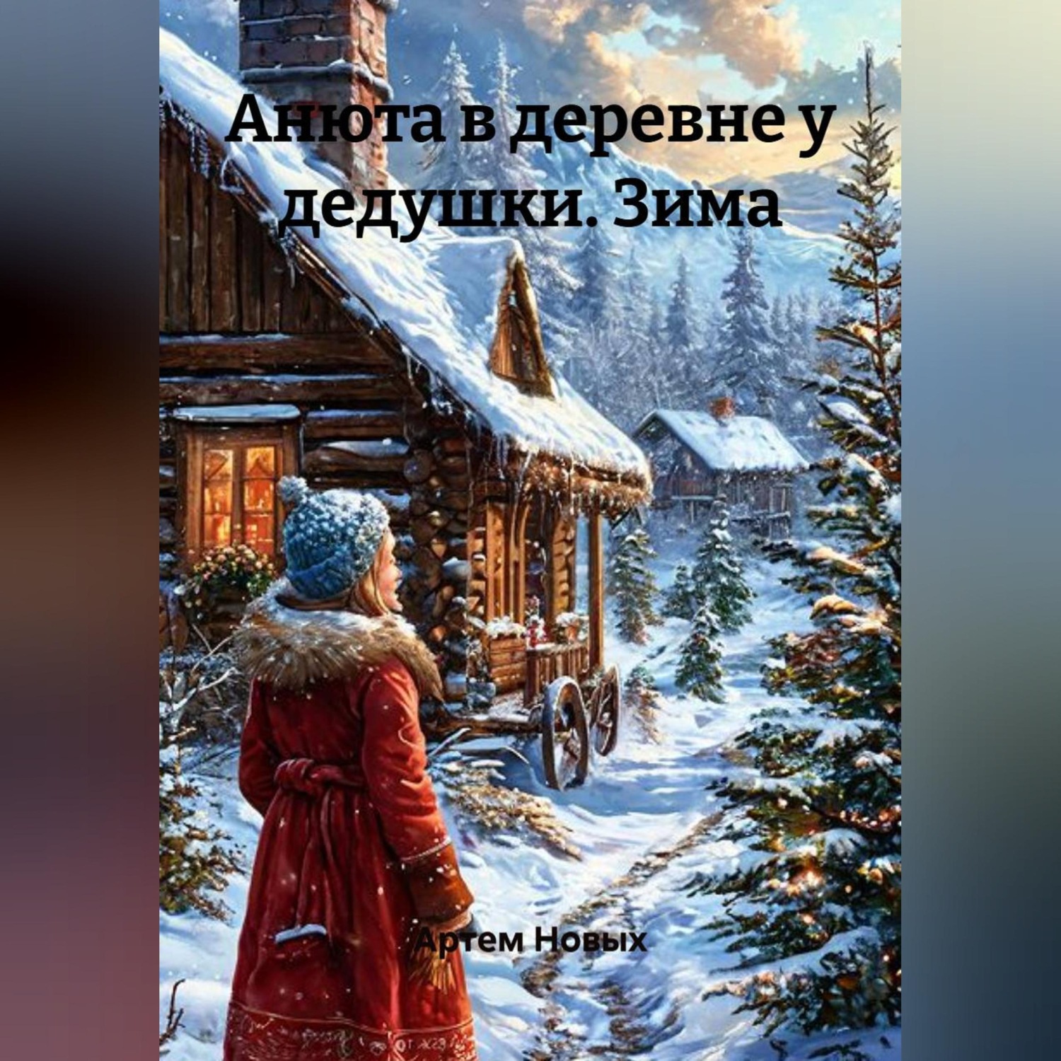 Обложка книги «Анюта в деревне у дедушки. Зима»