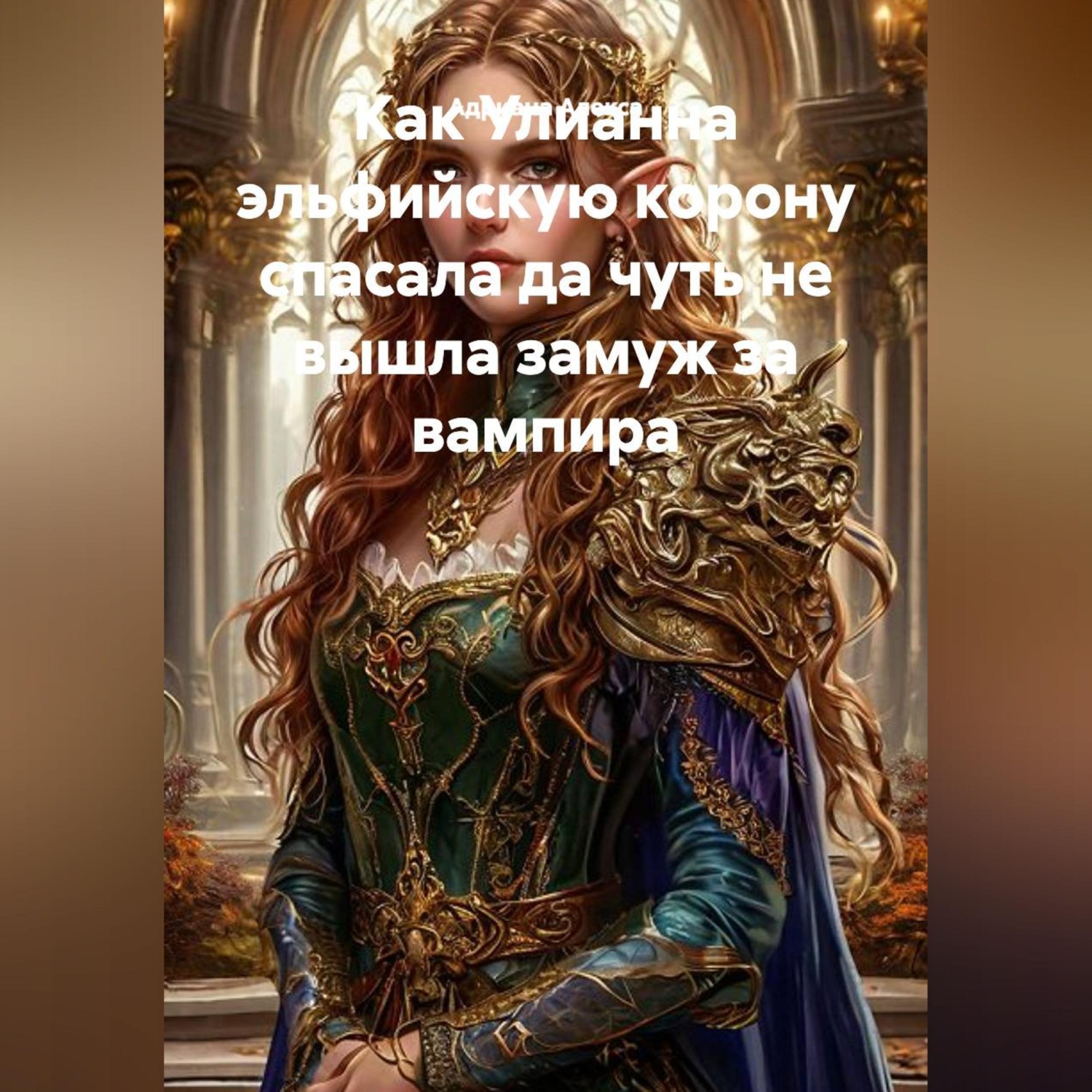 Обложка книги «Как Улианна эльфийскую корону спасала да чуть не вышла замуж за вампира»