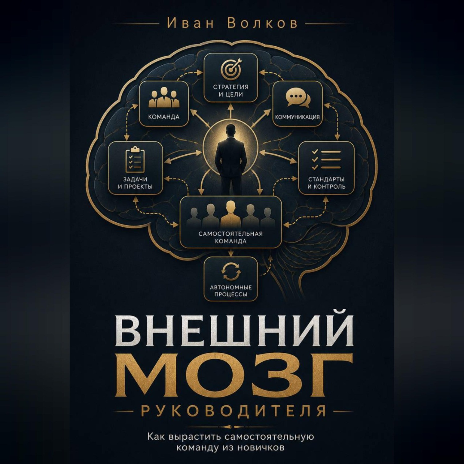 Обложка книги «Внешний мозг руководителя: как вырастить самостоятельную команду из новичков»