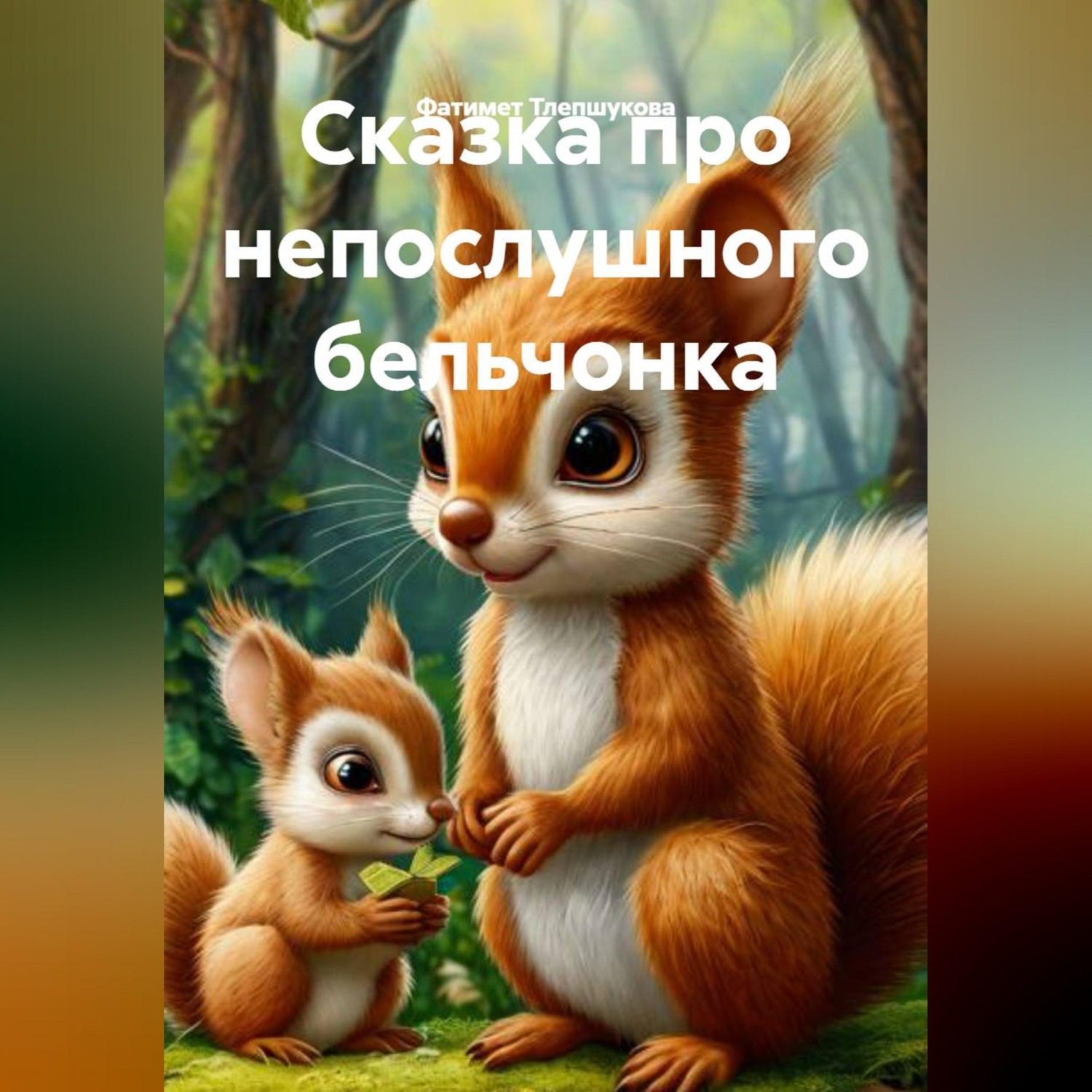 Обложка книги «Сказка про непослушного бельчонка»