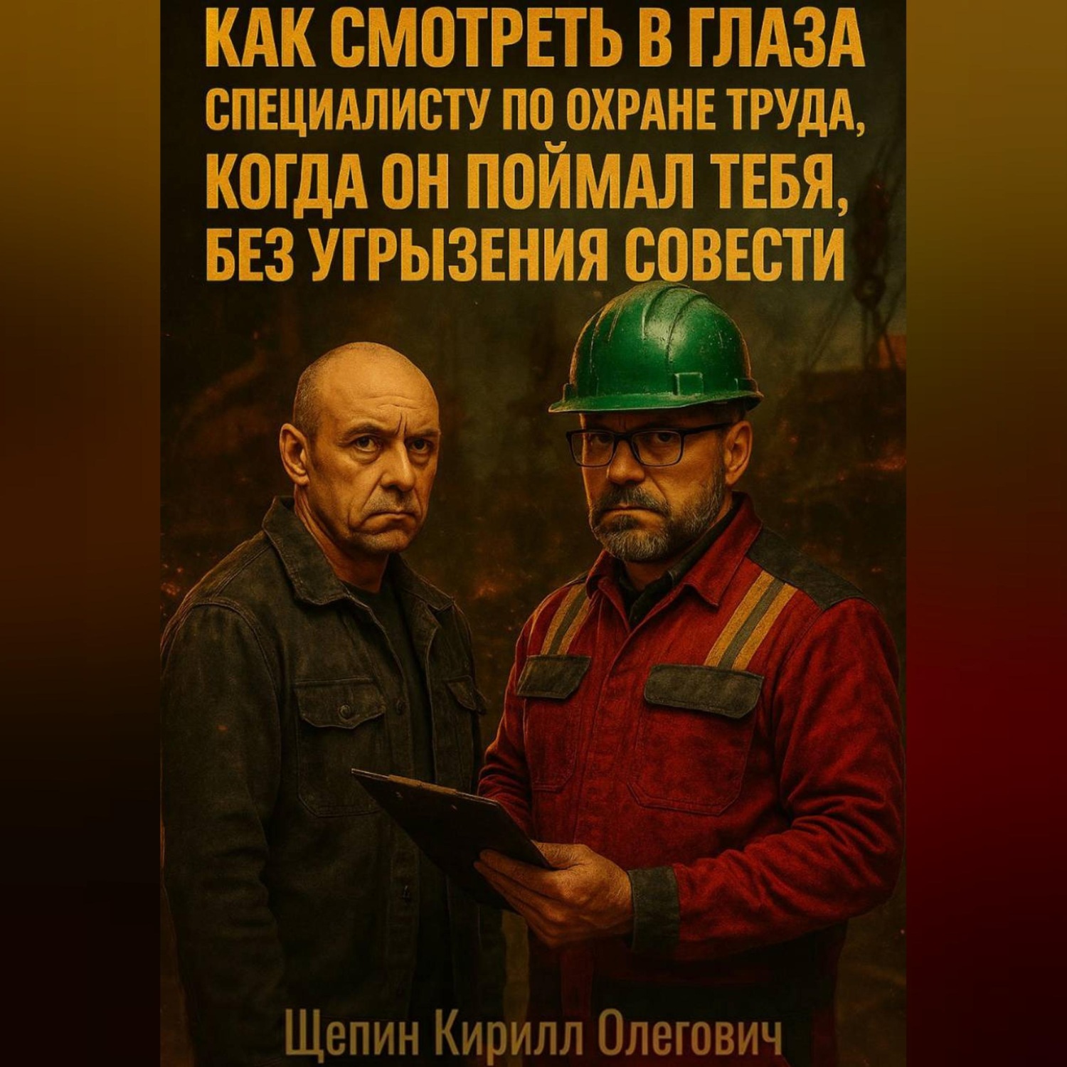 Обложка книги «Как смотреть в глаза специалисту по охране труда когда он поймал тебя без угрызения совести»