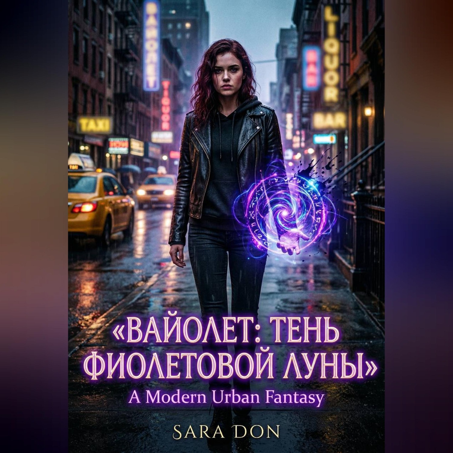 Обложка книги «Вайолет: Тень фиолетовой луны»