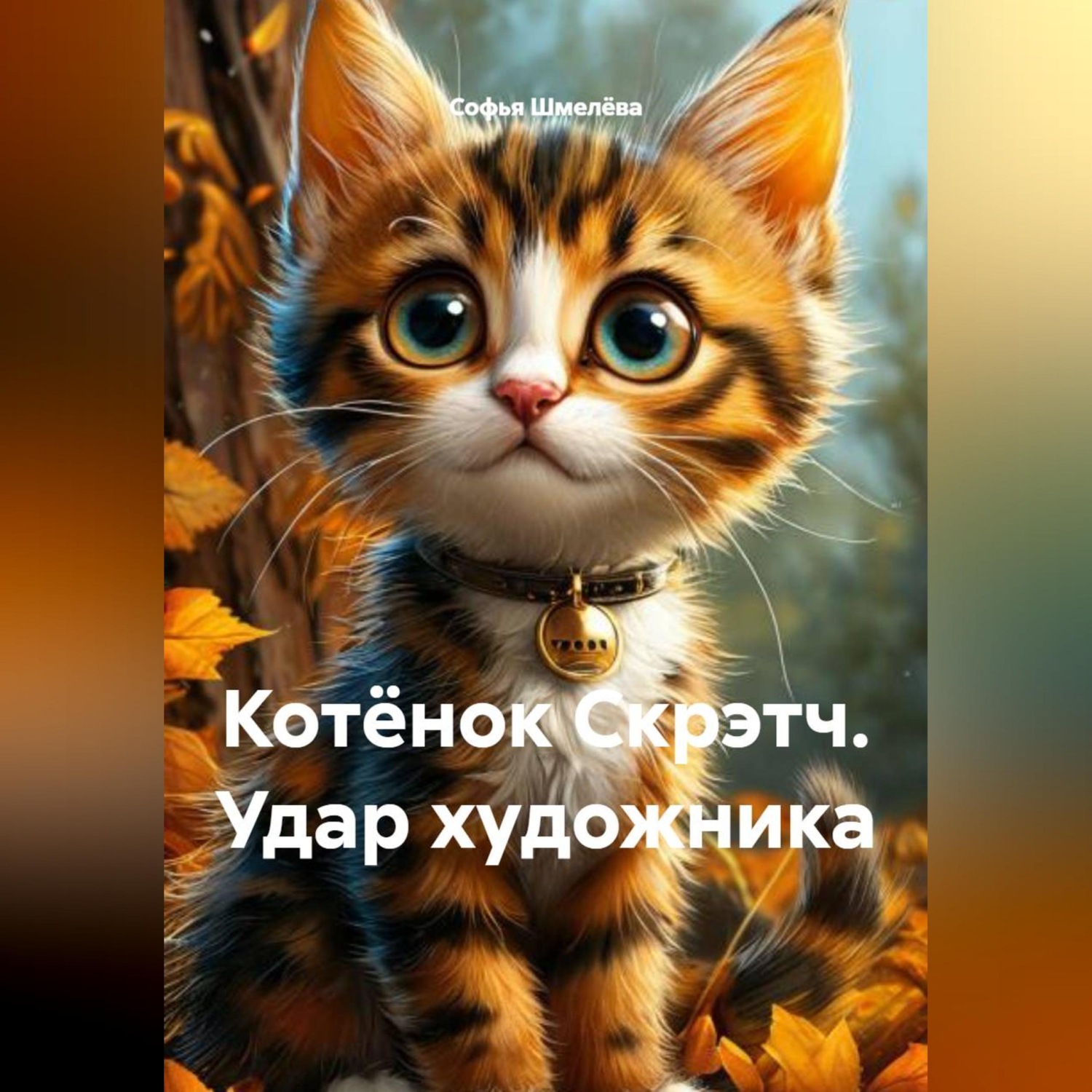 Обложка книги «Котёнок Скрэтч. Удар художника.»