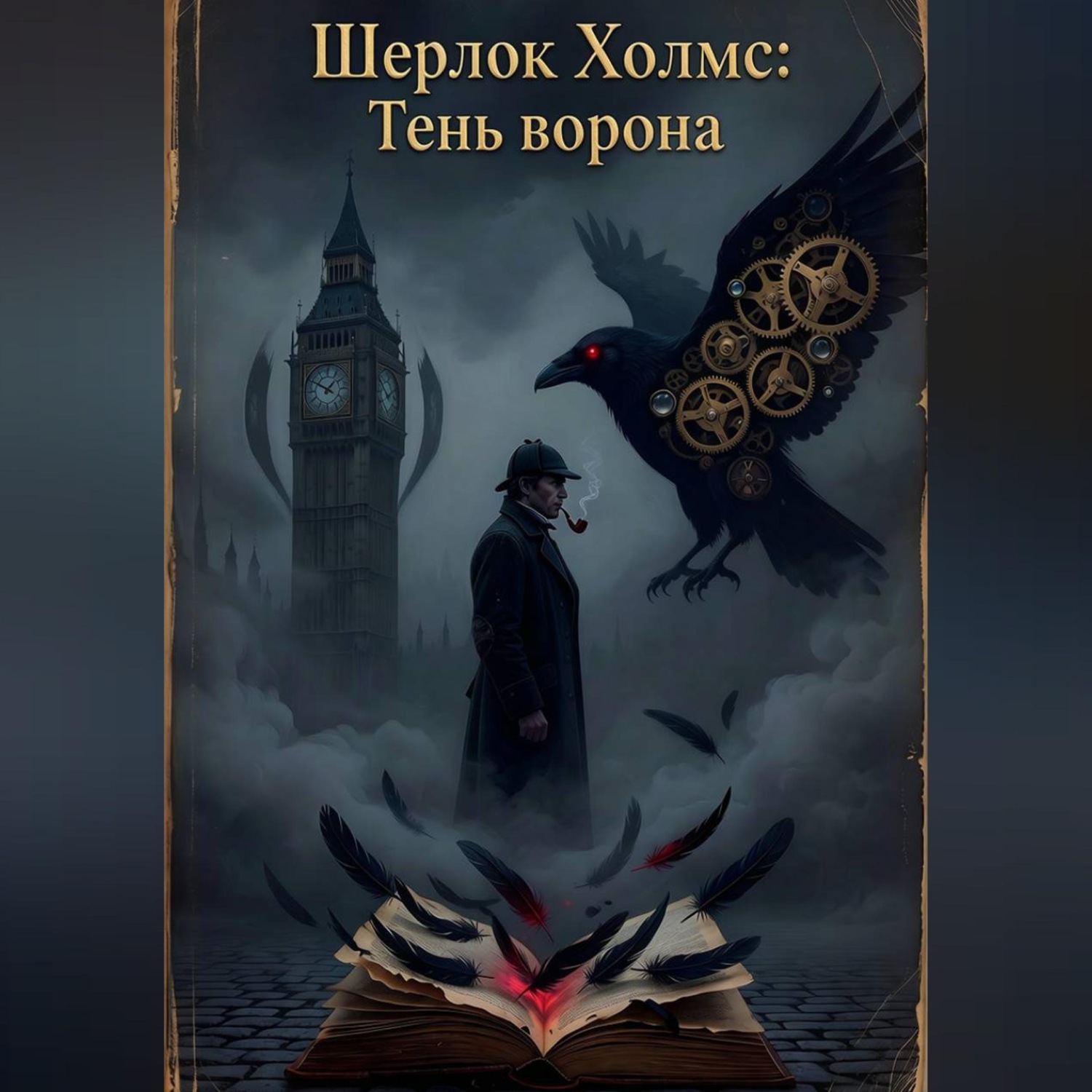 Обложка книги «Шерлок Холмс и тень ворона»