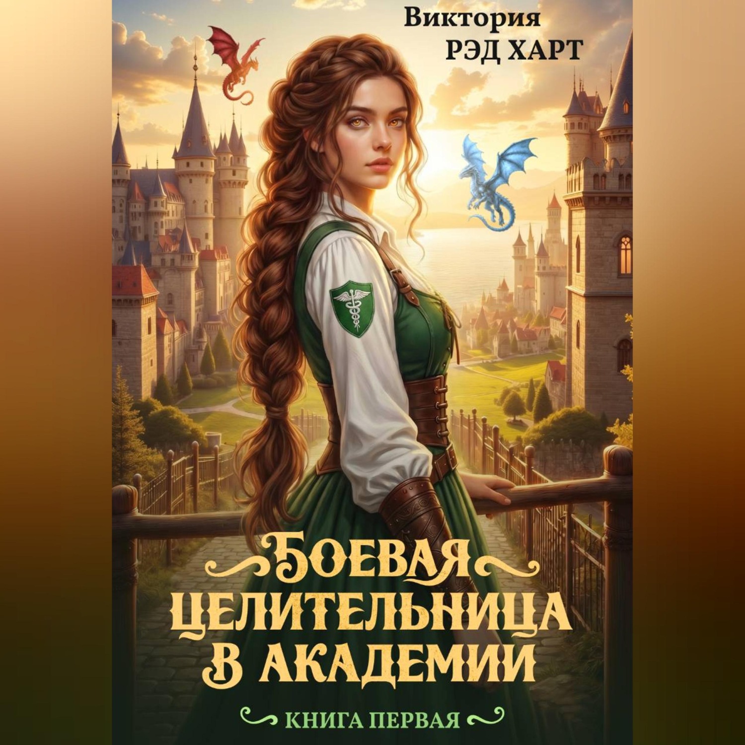 Обложка книги «Боевая целительница в Академии»