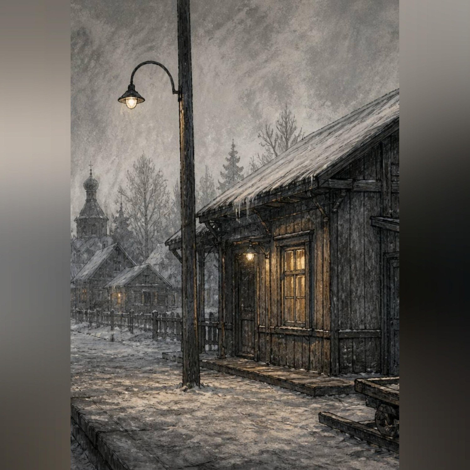 Обложка книги «GŁУХО И ЗИМА»