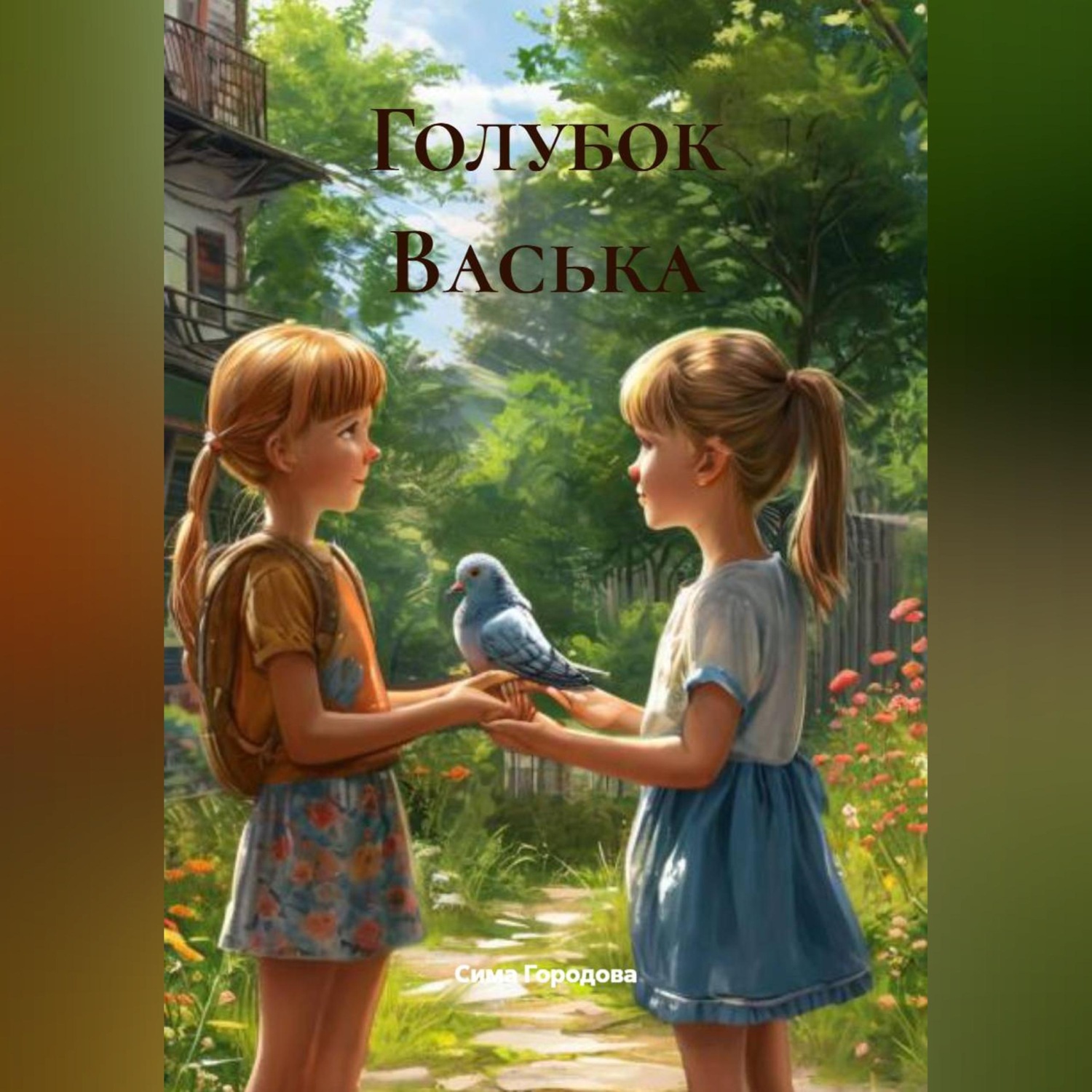 Обложка книги «Голубок Васька»