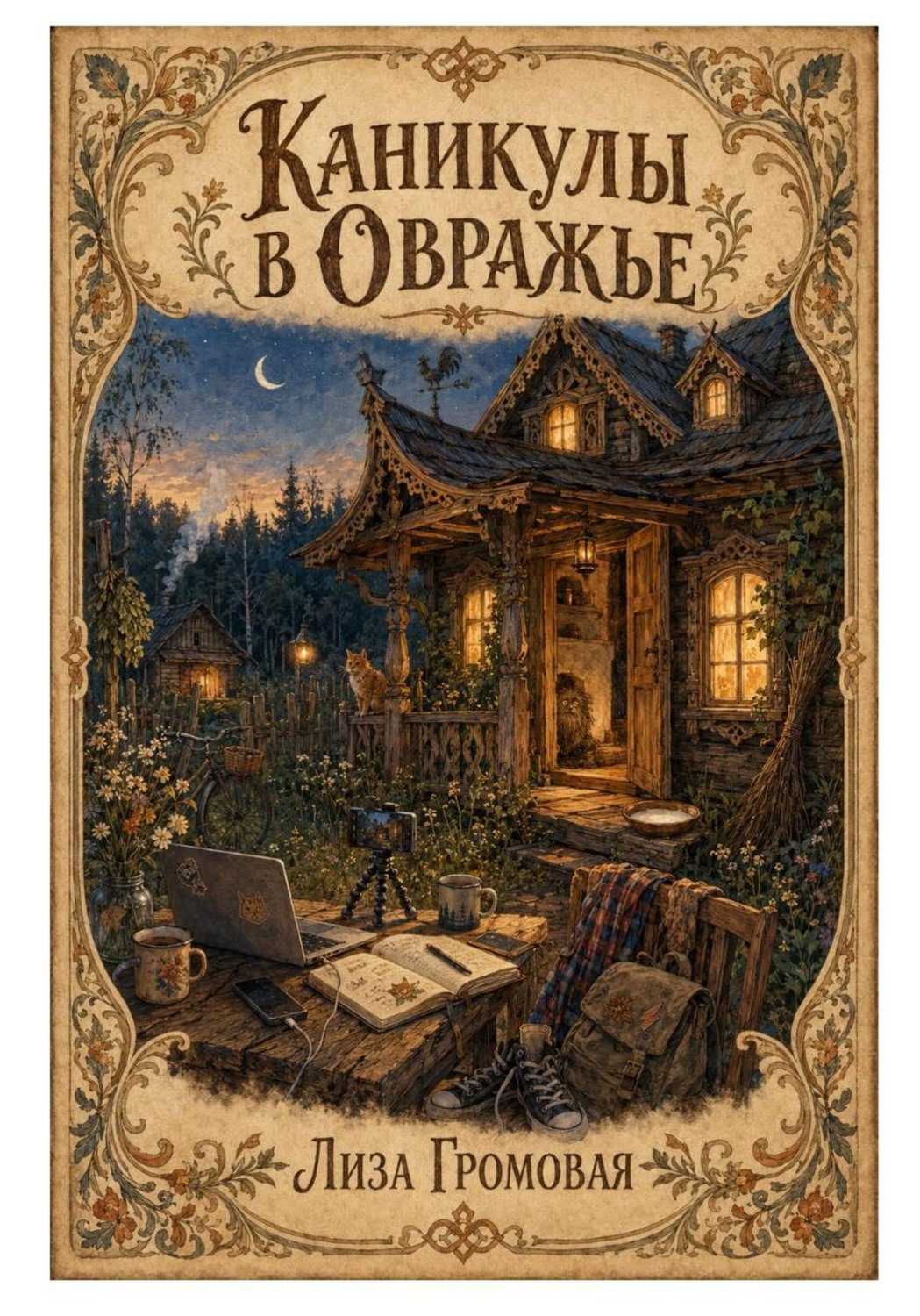 Обложка книги «Каникулы в Овражье»