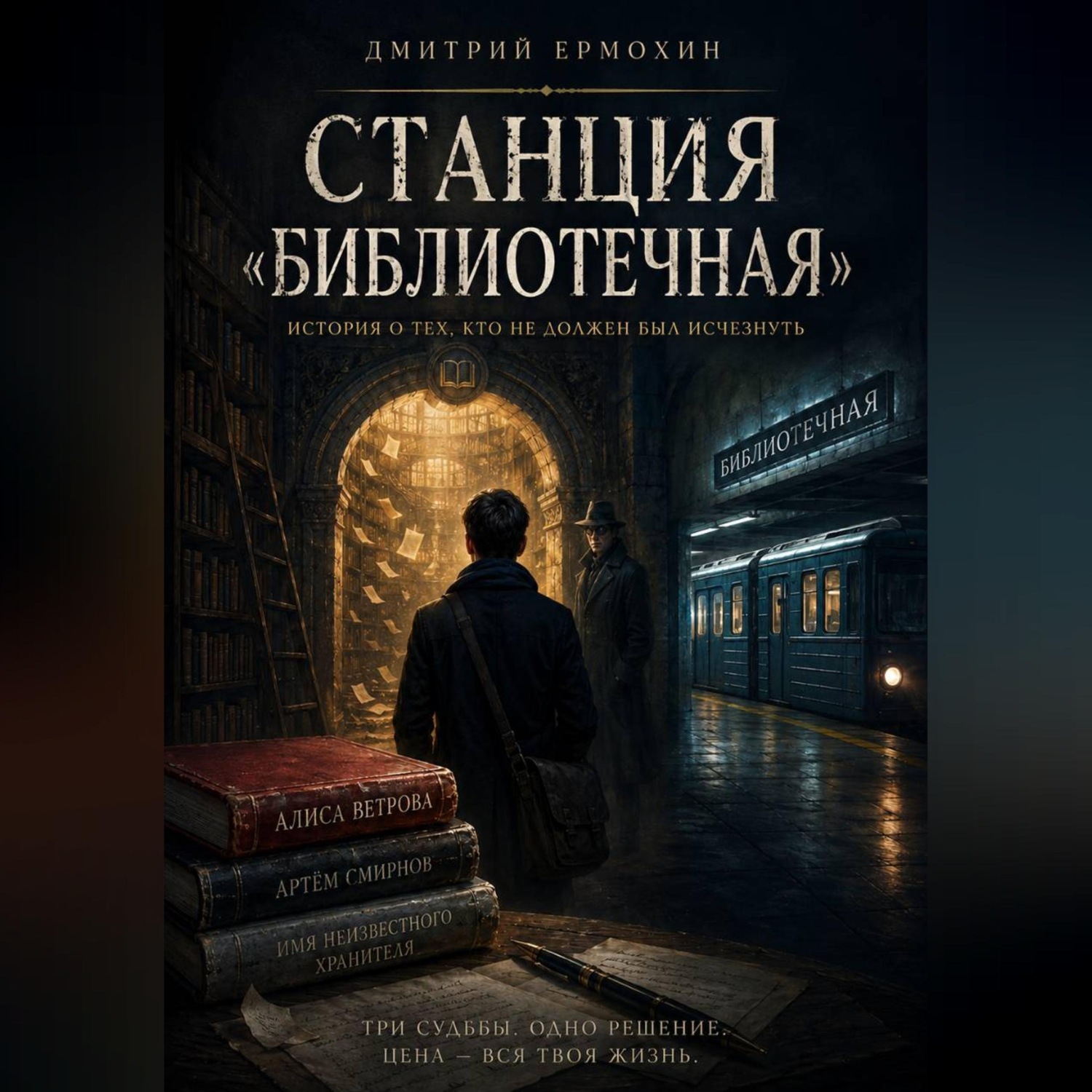 Обложка книги «Станция "Библиотечная"»