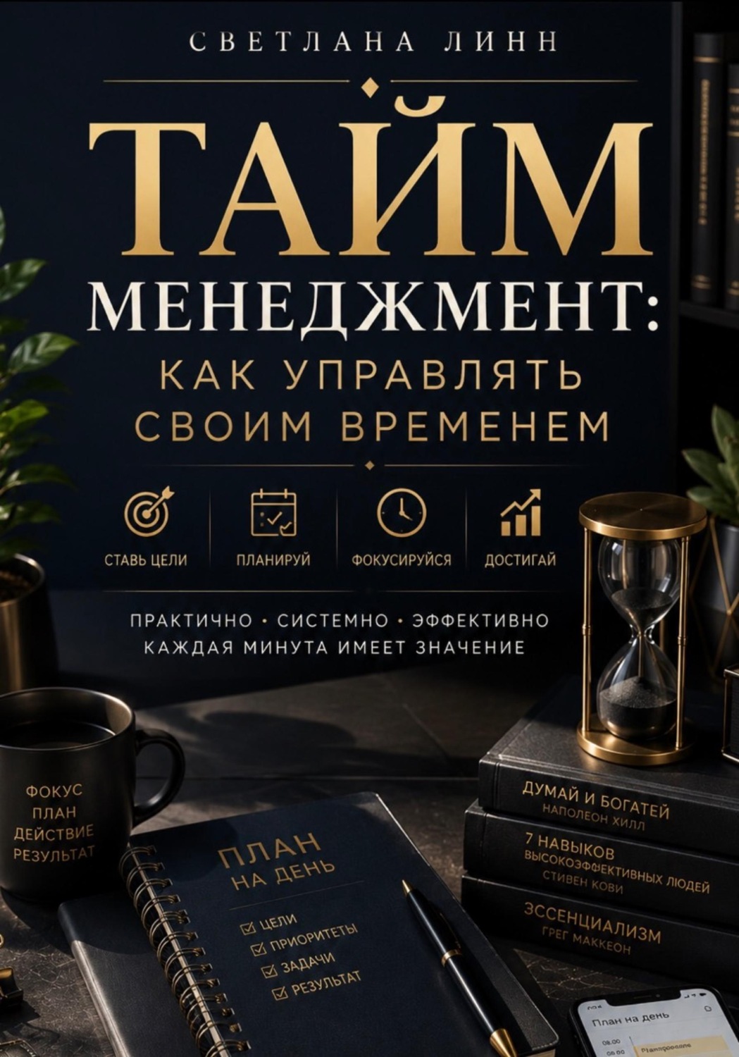 Обложка книги «Тайм-менеджмент - как управлять своим временем»
