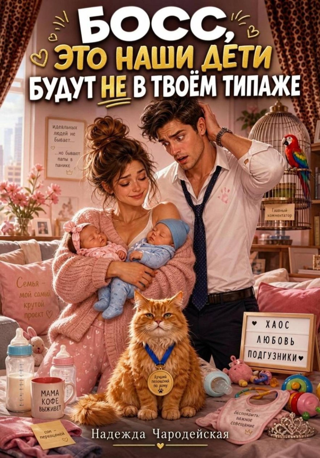Обложка книги «Босс, это наши дети будут не в твоём типаже»