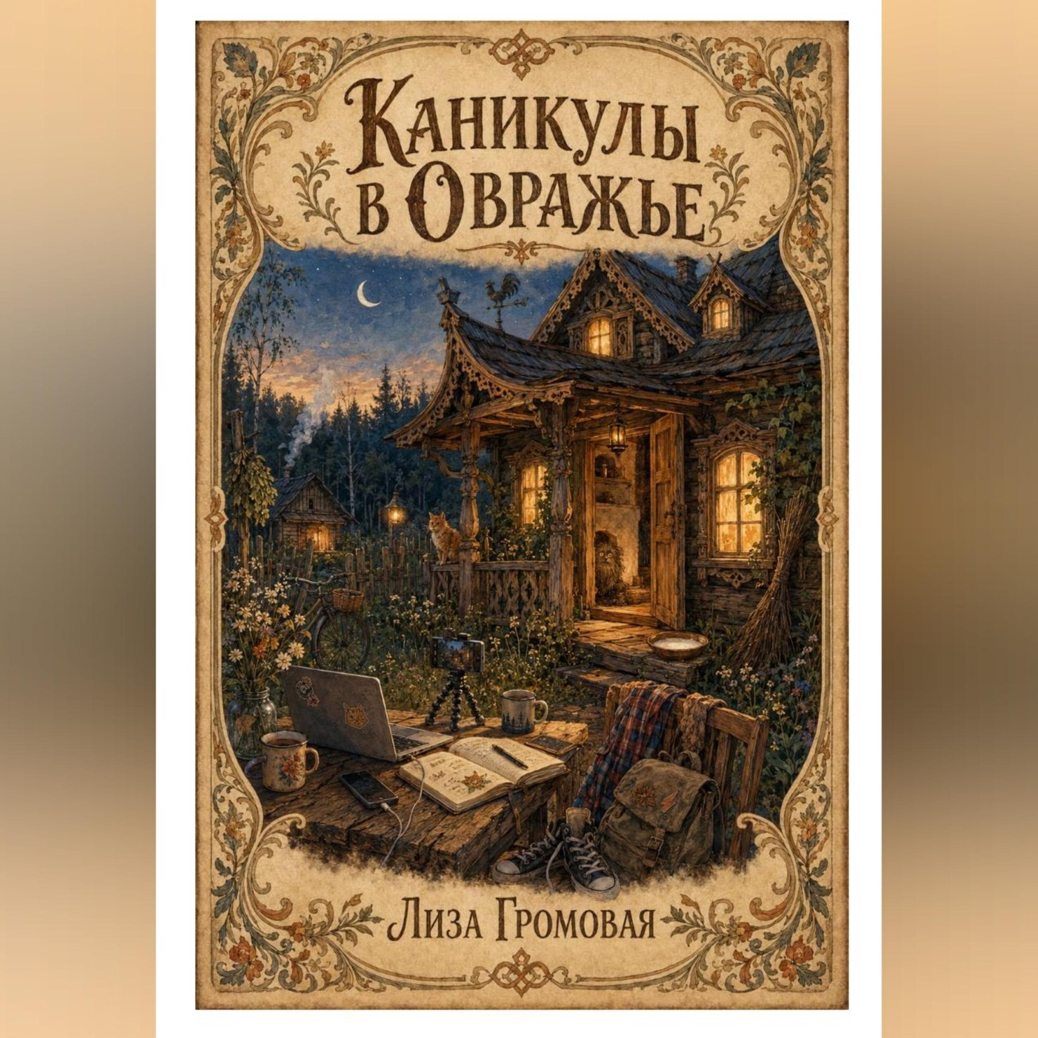 Обложка книги «Каникулы в Овражье»
