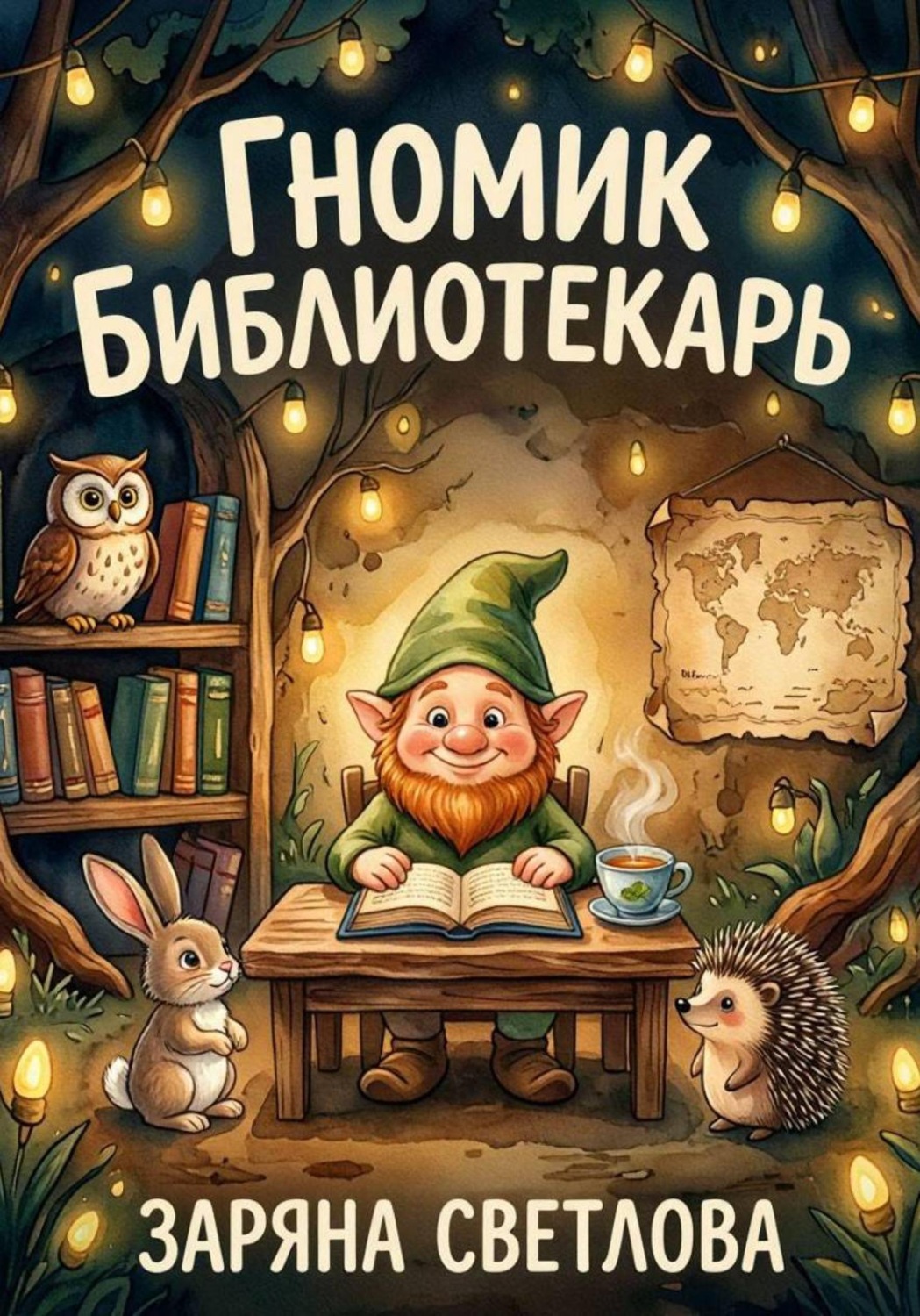 Обложка книги «Гномик-библиотекарь»