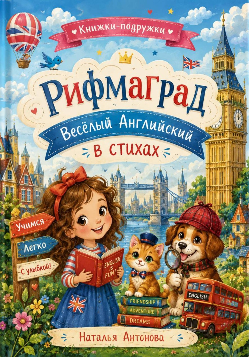 Обложка книги «Рифмаград. Веселый Английский в стихах»