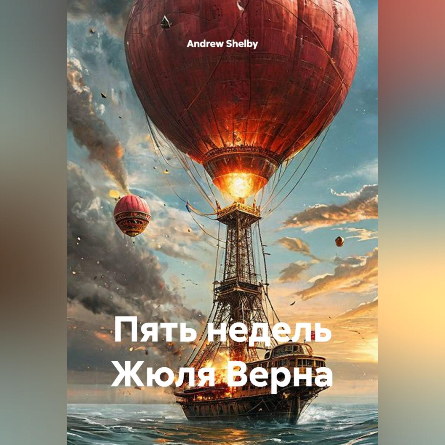 Обложка книги «Пять недель Жюля Верна»